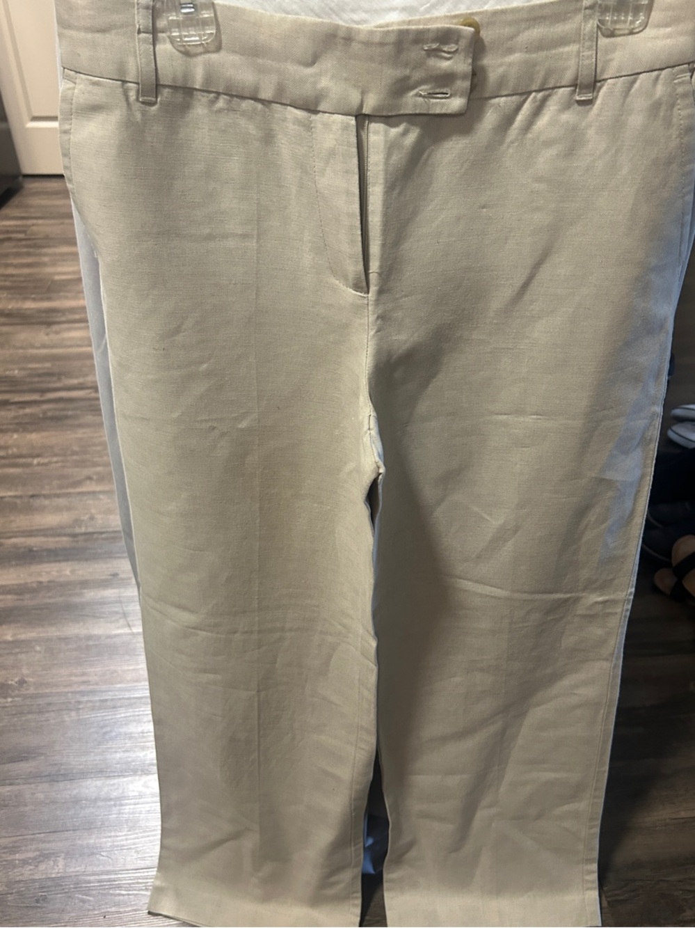 Liz Claiborne Men's Khaki Straight-Leg Pants - Light Tan